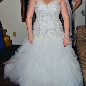 David’s Bridal Wedding Ball Gown